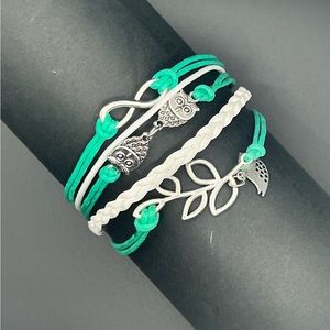 Retro Vintage Leather Rope Woven Bracelet